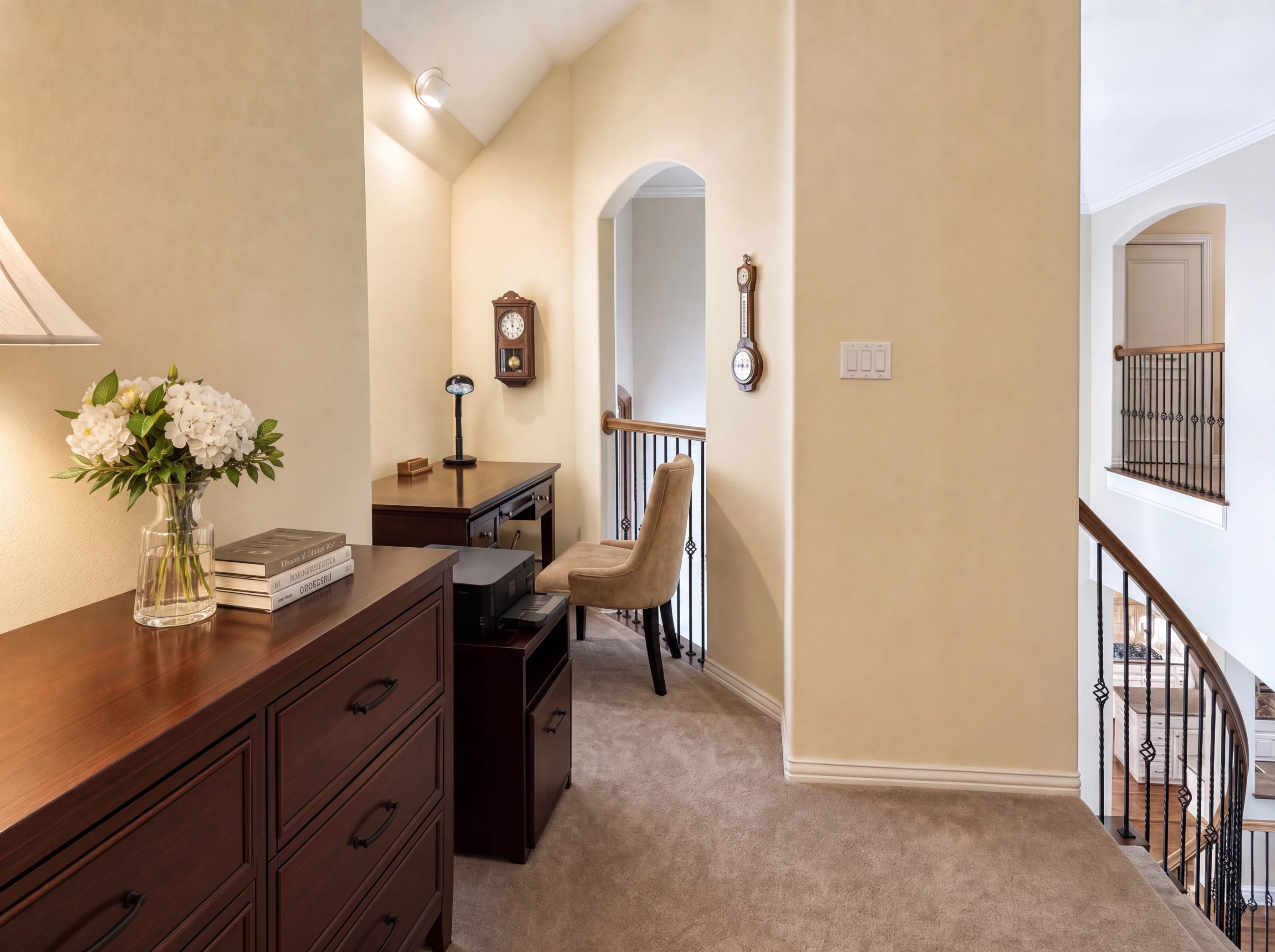Desk nook on the landing