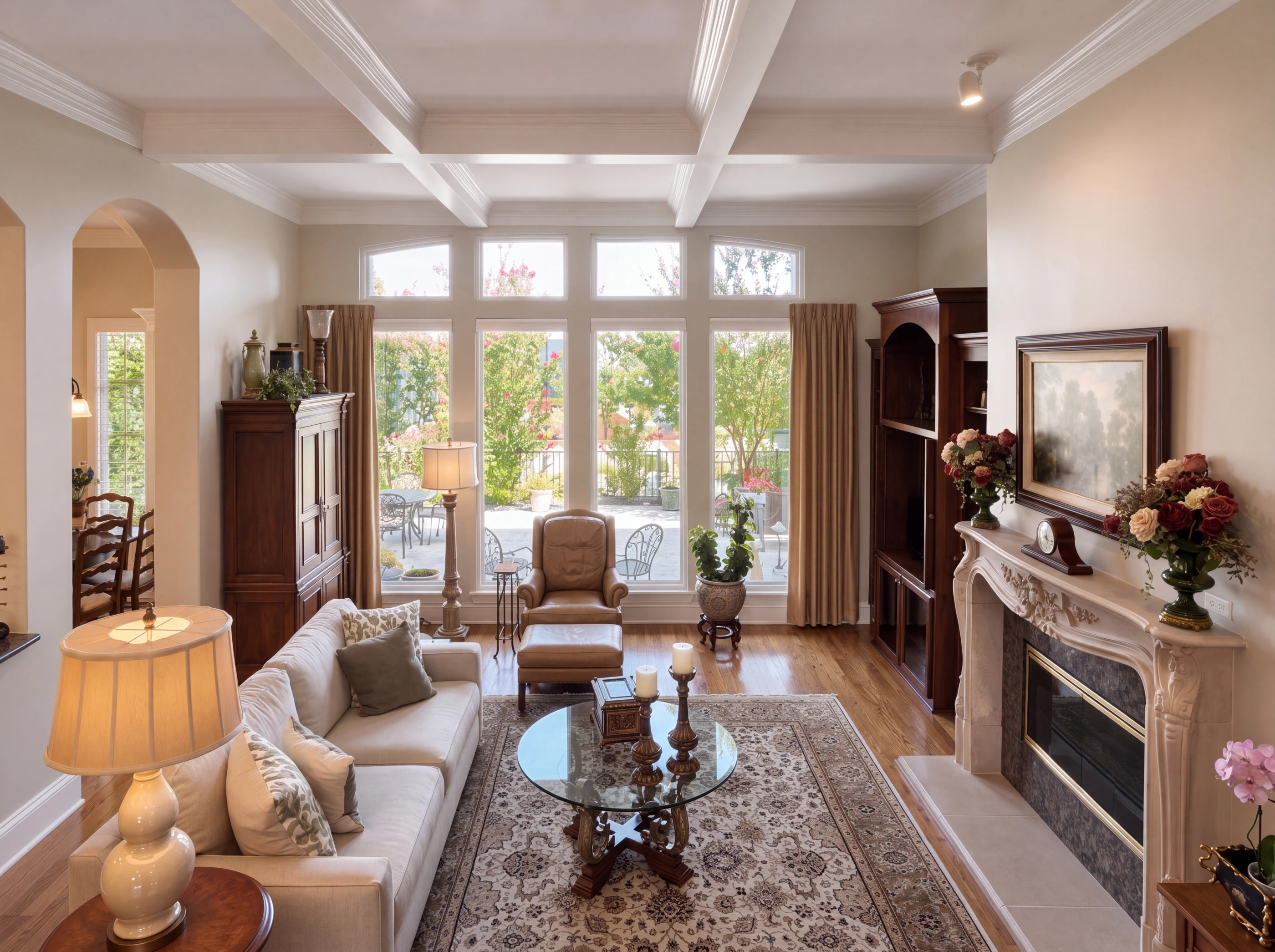 Living room, alternate view