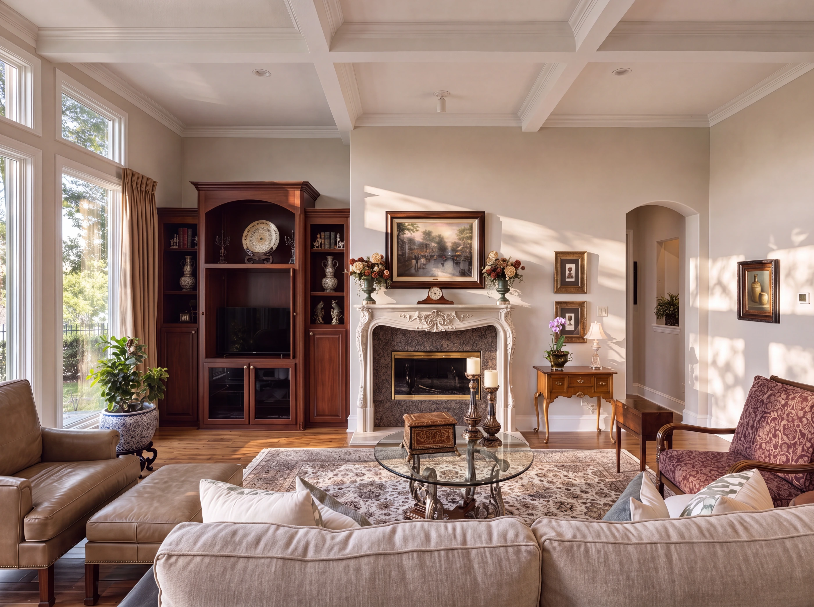 Living room, alternate angle