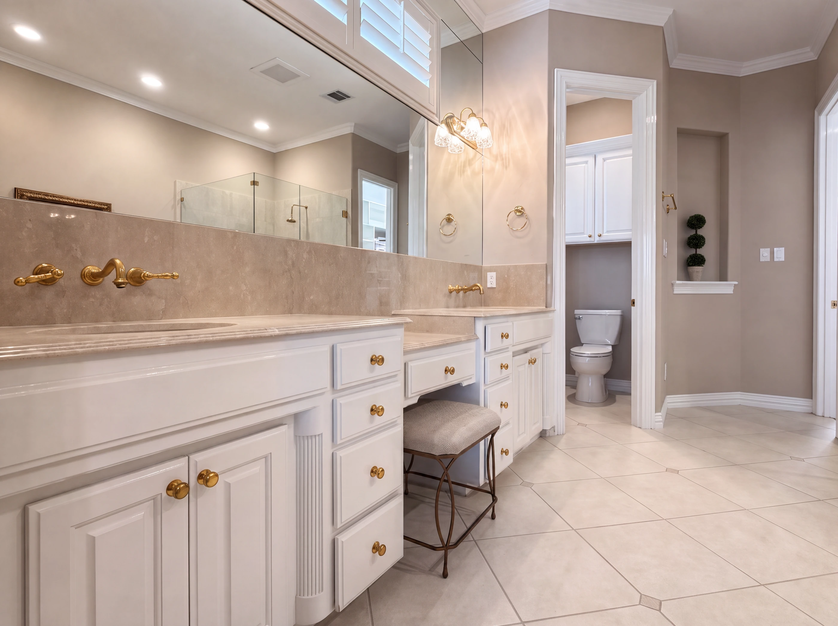 Primary bath vanities