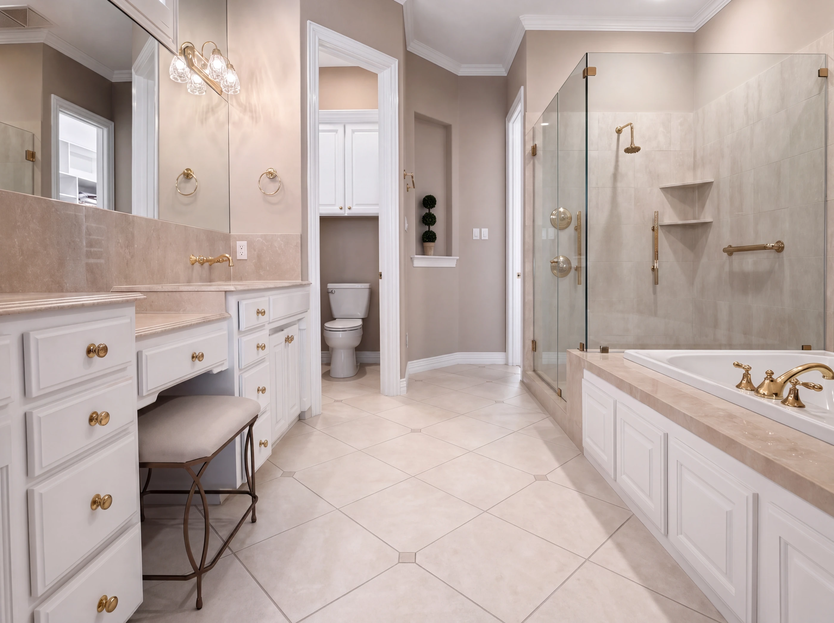 Primary bath, alternate view