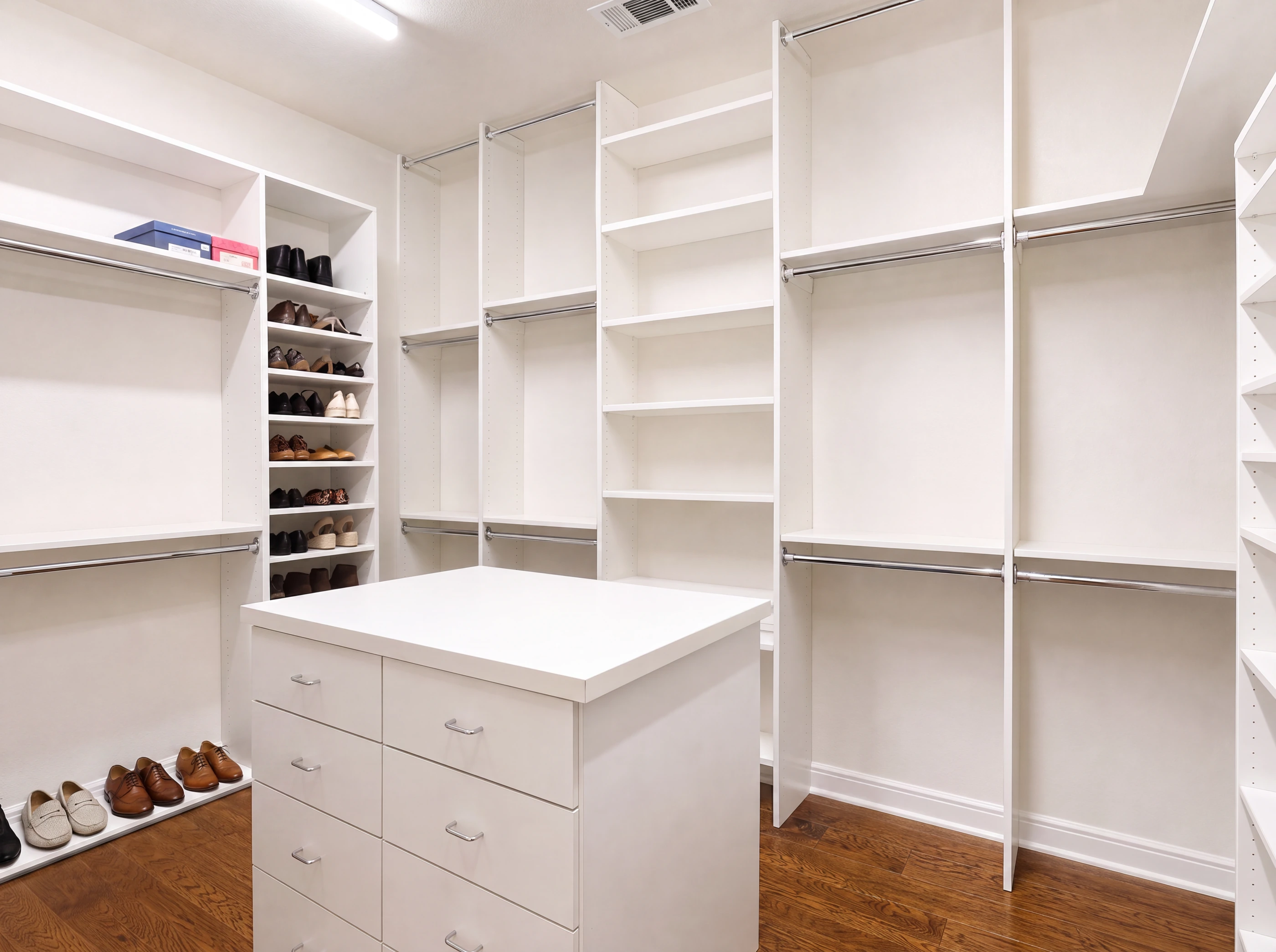 Primary walk-in closet